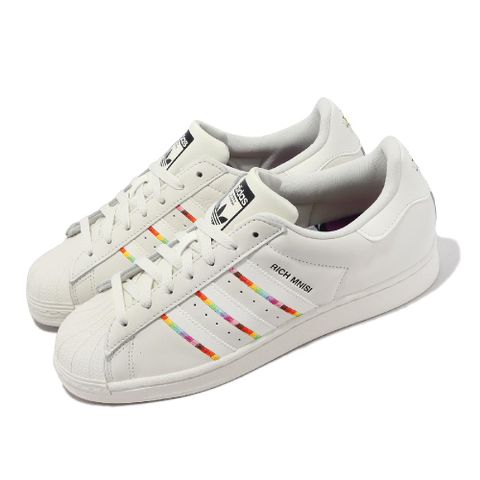 adidas 愛迪達 x Rich Mnisi 休閒鞋 Superstar Pride RM 男鞋 女鞋 白 彩虹 聯名 ID7493