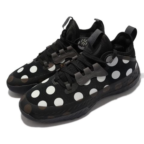 adidas 愛迪達 籃球鞋 Harden Vol. 5 Futurenatura 男鞋 黑 白 哈登 圓點花樣 包覆 運動鞋 H68597