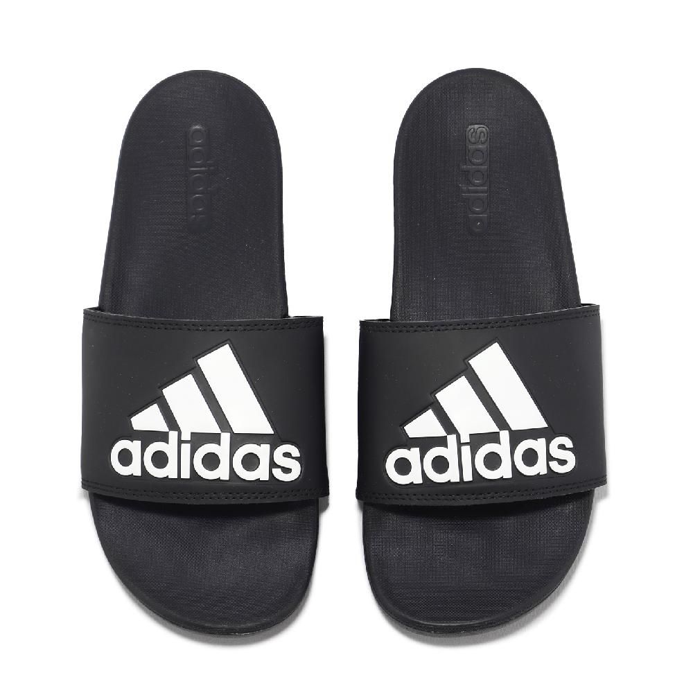adidas 愛迪達   拖鞋 Adilette Comfort 男鞋 女鞋 黑 白 快乾 柔軟 Q彈 一片拖  GY1945