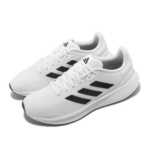 adidas 愛迪達 慢跑鞋 Runfalcon 3.0 男鞋 白 黑 運動鞋 緩衝 基本款 HQ3789