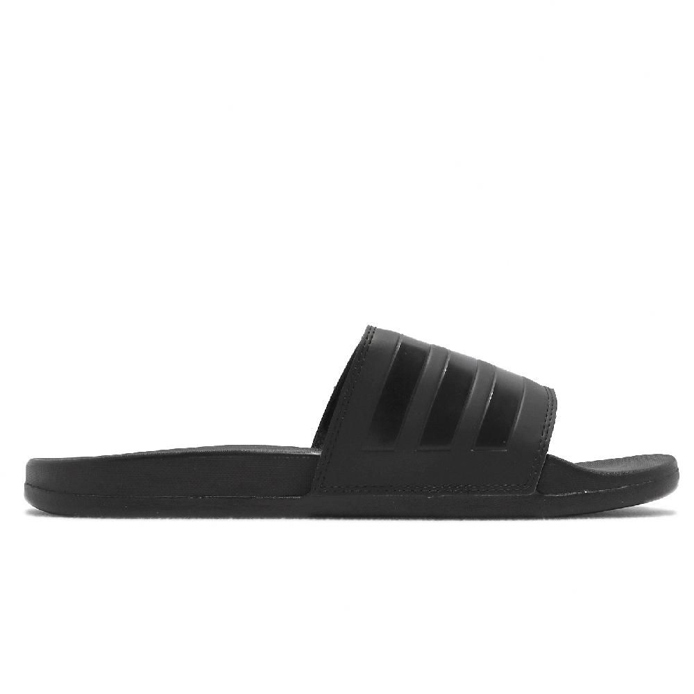 ADIDAS 愛迪達   拖鞋 Adilette Comfort 男鞋 黑 休閒 基本款 三線 一片拖 GZ5896