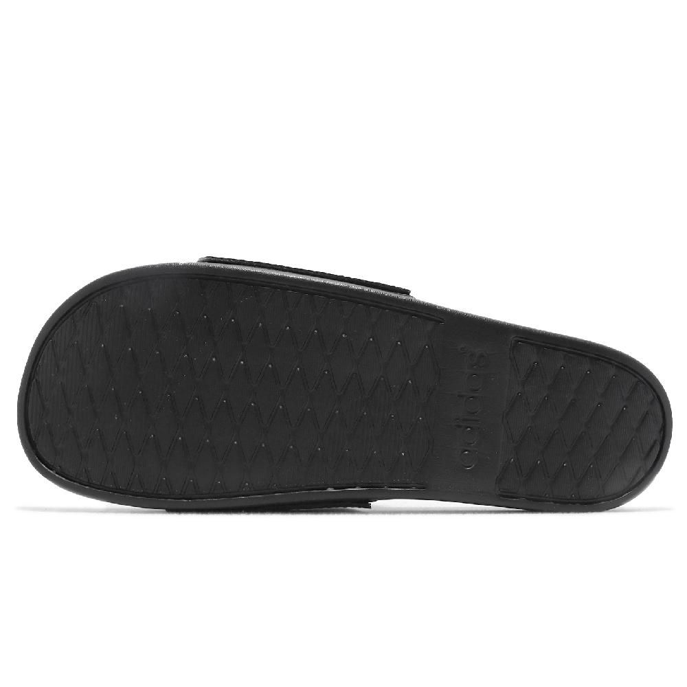 ADIDAS 愛迪達   拖鞋 Adilette Comfort 男鞋 黑 休閒 基本款 三線 一片拖 GZ5896