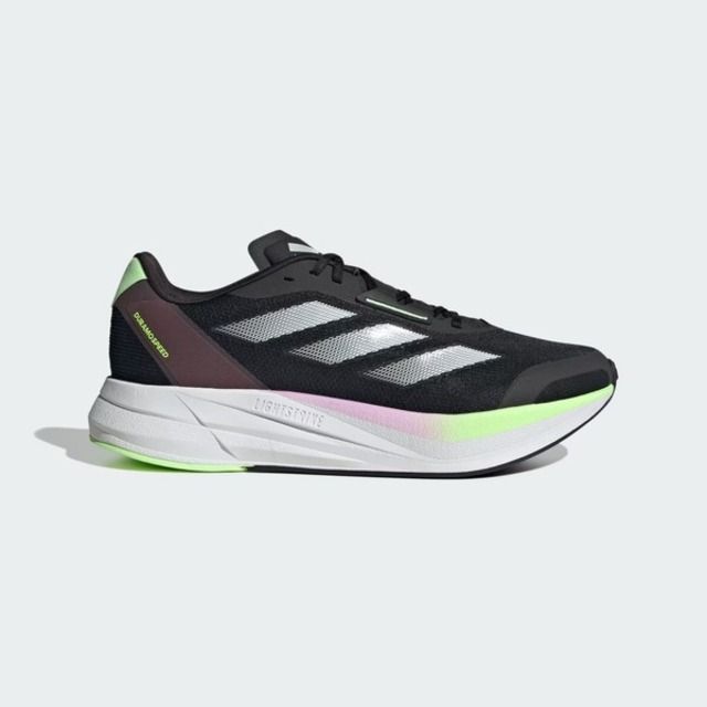  Adidas Duramo Speed M [IE5475] 男女 慢跑鞋 運動 訓練 路跑 中距離 跑鞋 緩震 黑銀