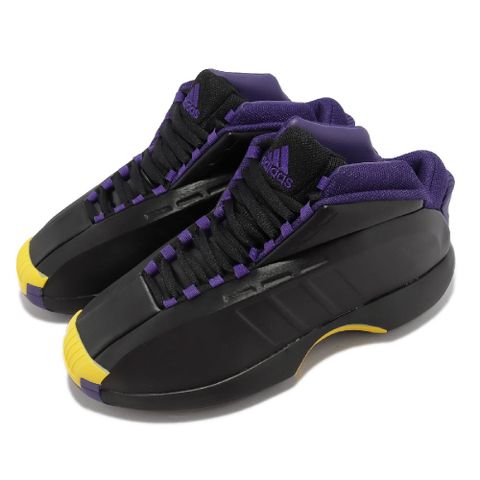adidas 籃球鞋 Crazy 1 Lakers Kobe TT 男鞋 黑 紫 黃 湖人隊 柯比 復刻 愛迪達 FZ6208