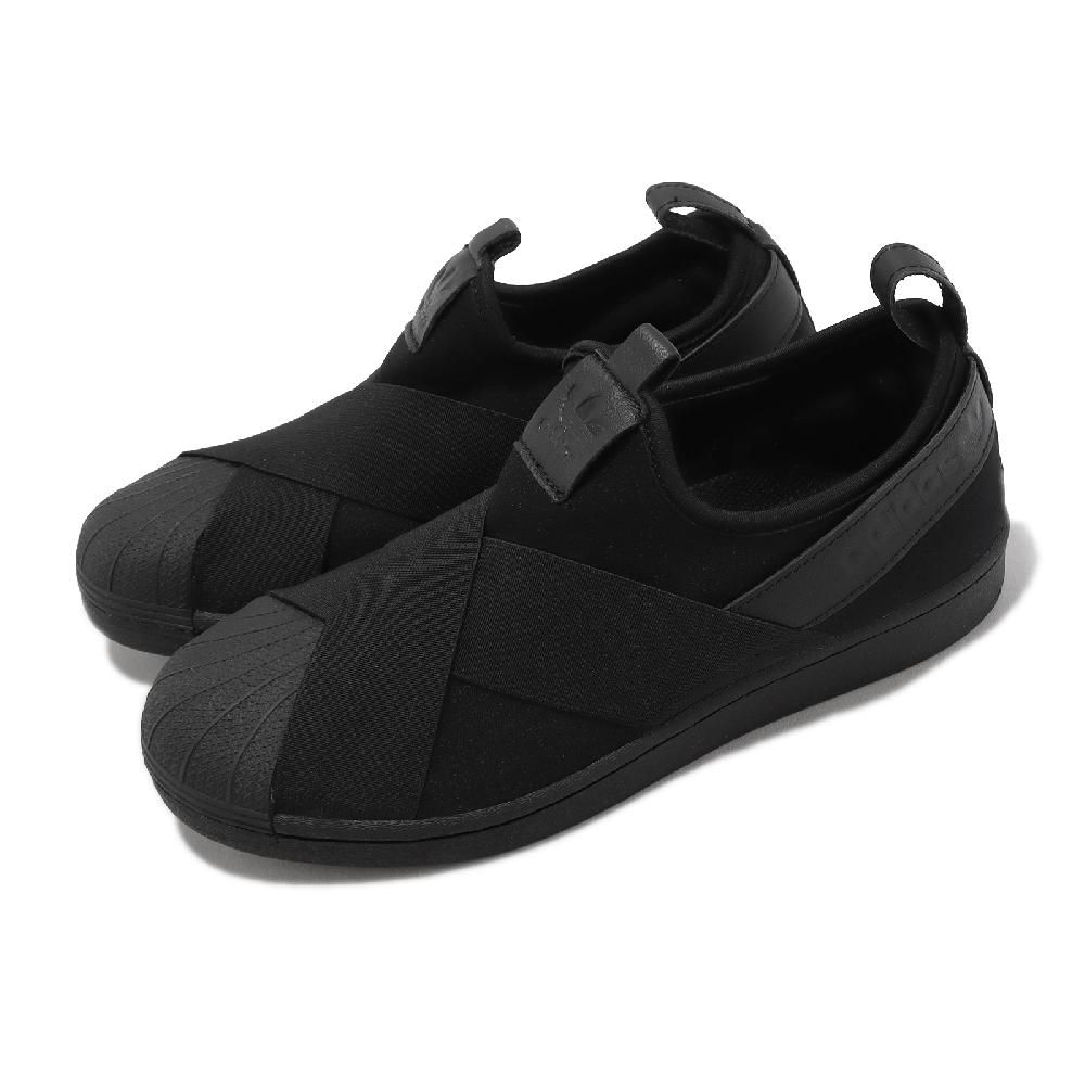 Adidas original superstar on sale slip on black