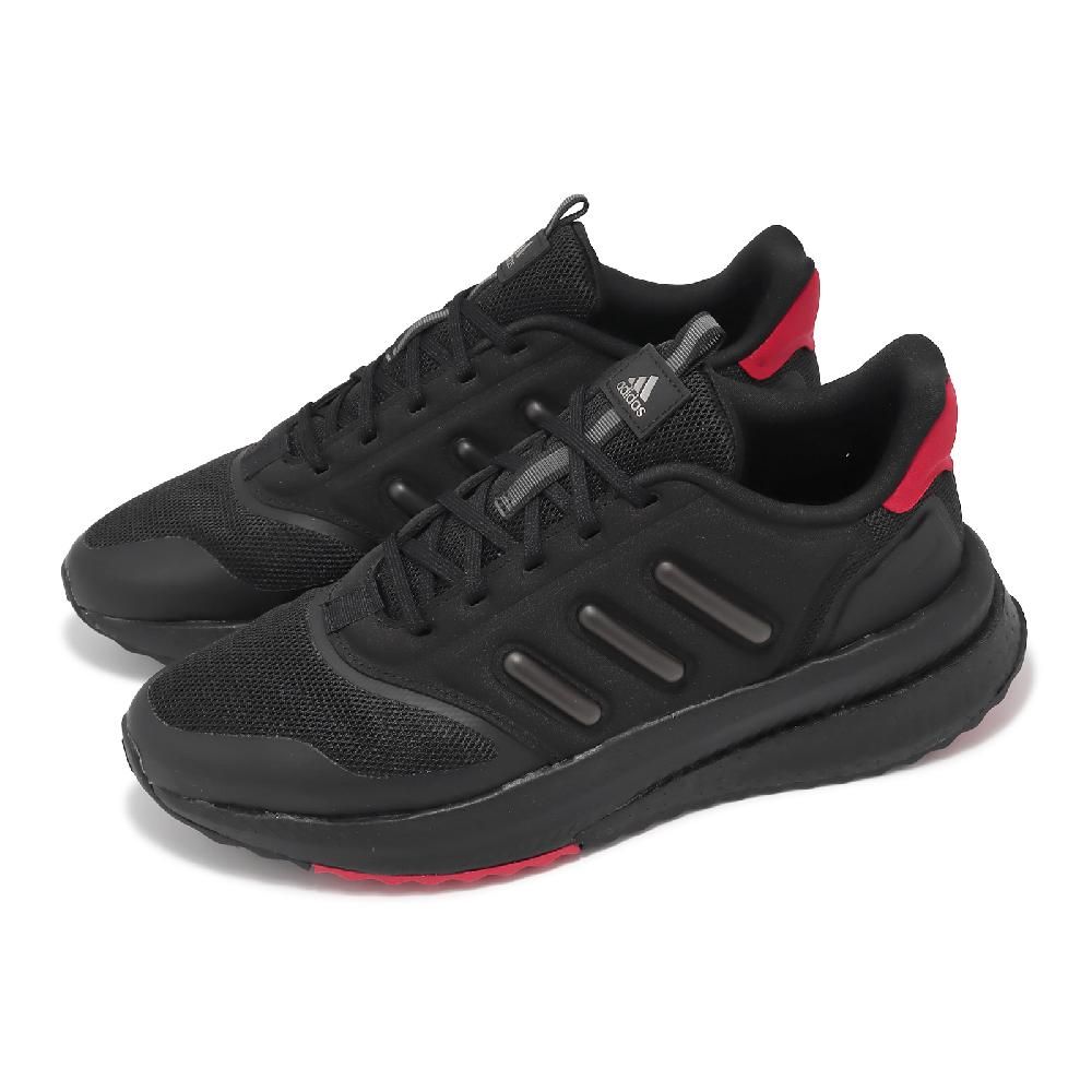 ADIDAS 愛迪達   慢跑鞋 X_Plrphase 男鞋 黑 紅 Boost 緩衝 透氣 休閒 運動鞋 IE3477