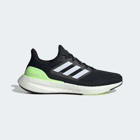 Adidas Pureboost 23 Wide [IF9657] 男 慢跑鞋 運動 路跑 寬楦 緩震 耐磨 透氣 黑綠