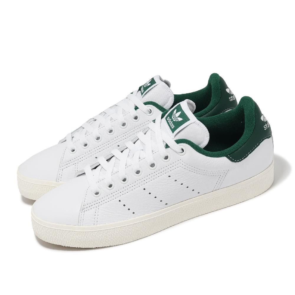 ADIDAS 愛迪達   休閒鞋 Stan Smith CS 男鞋 女鞋 白 綠 皮革 低筒 經典 史密斯 情侶鞋 IG1295