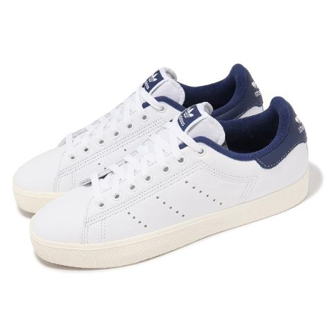 ADIDAS 愛迪達 休閒鞋 Stan Smith CS 男鞋 女鞋 白 藍 皮革 低筒 經典 史密斯 情侶鞋 IG1296