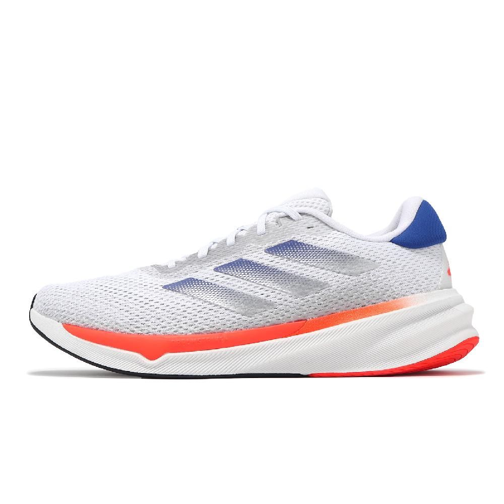 adidas 愛迪達   慢跑鞋 Supernova Stride M 男鞋 灰 藍 網布 輕量 緩衝 運動鞋 IG8314