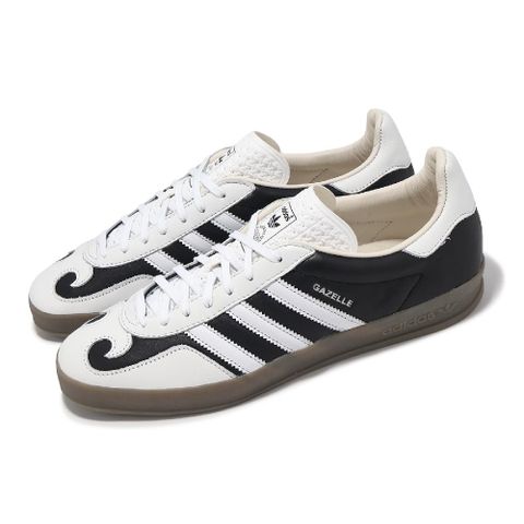 adidas 愛迪達 休閒鞋 Gazelle Indoor 男鞋 女鞋 白 黑 Gatsin 低筒 三條紋 情侶鞋 IH9989