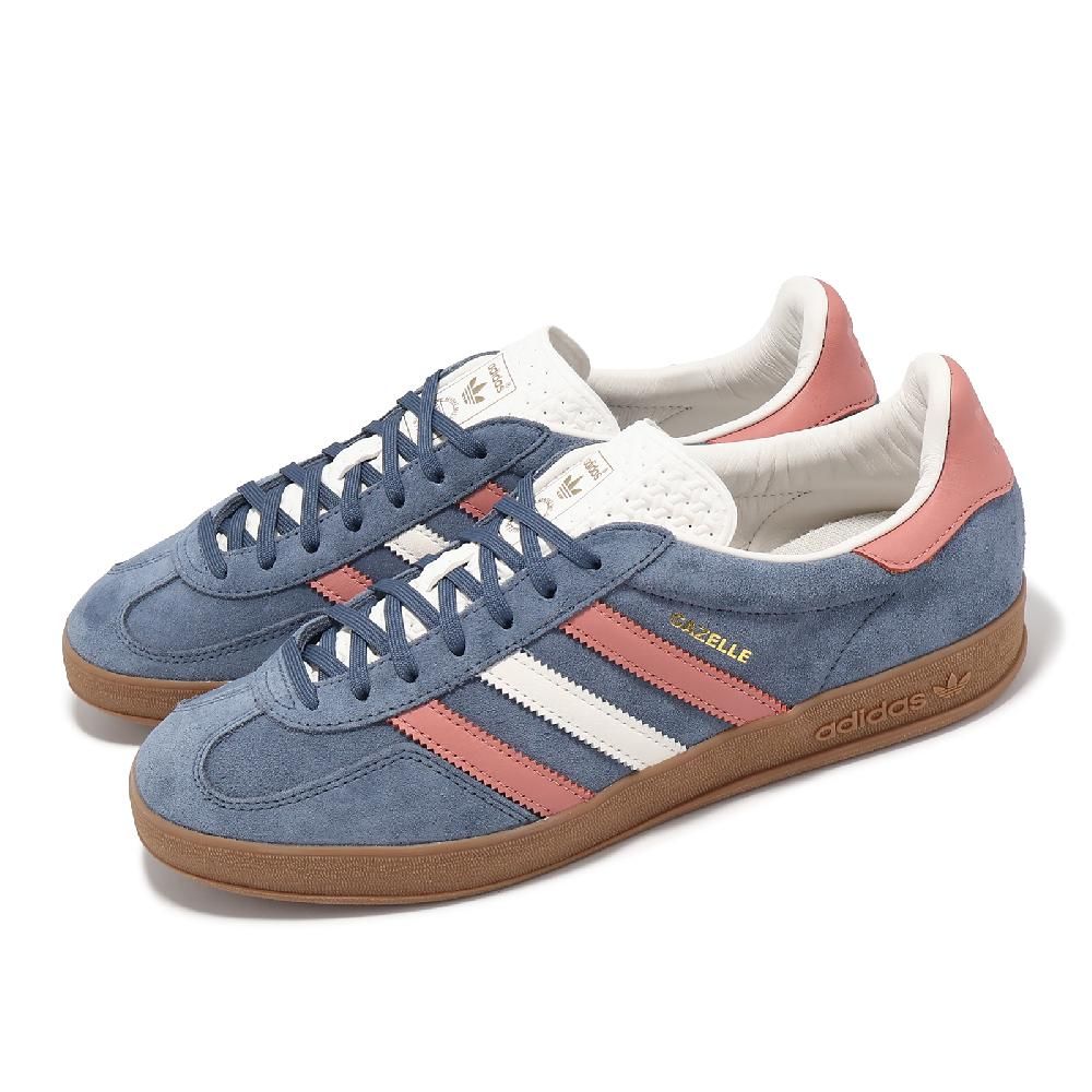 ADIDAS 愛迪達   休閒鞋 Gazelle Indoor 男鞋 女鞋 紫 紅 低筒 三條紋 復古 情侶鞋 IG1640