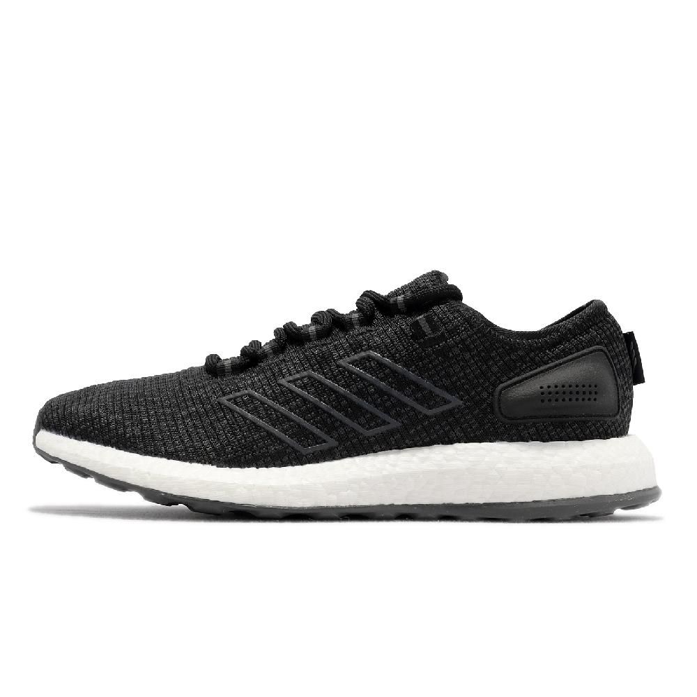 ADIDAS 愛迪達  慢跑鞋 PureBoost 黑 白 男鞋 BOOST 避震中底 路跑 運動鞋  HP2622