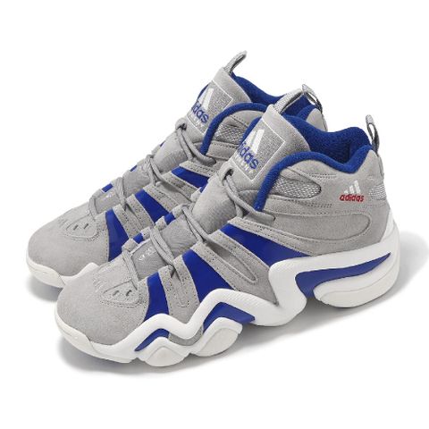 adidas 愛迪達 籃球鞋 Crazy 8 男鞋 灰 藍 Dodgers 高筒 緩衝 Kobe 運動鞋 IG3737