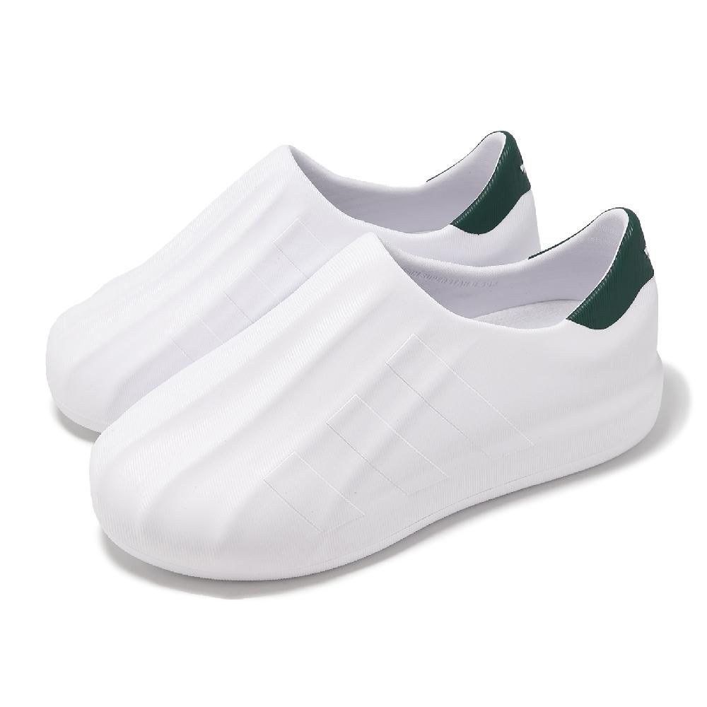 adidas 愛迪達   休閒鞋 adiFom Superstar 白 寶石綠 男鞋 女鞋 貝殼頭 懶人鞋 套入式 IF6182