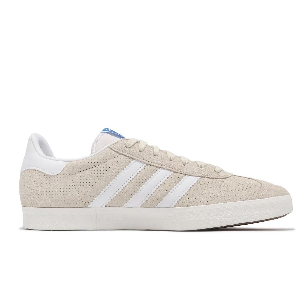 adidas 愛迪達   休閒鞋 Gazelle 男鞋 女鞋 米白 麂皮 三條紋 情侶鞋 IF3817