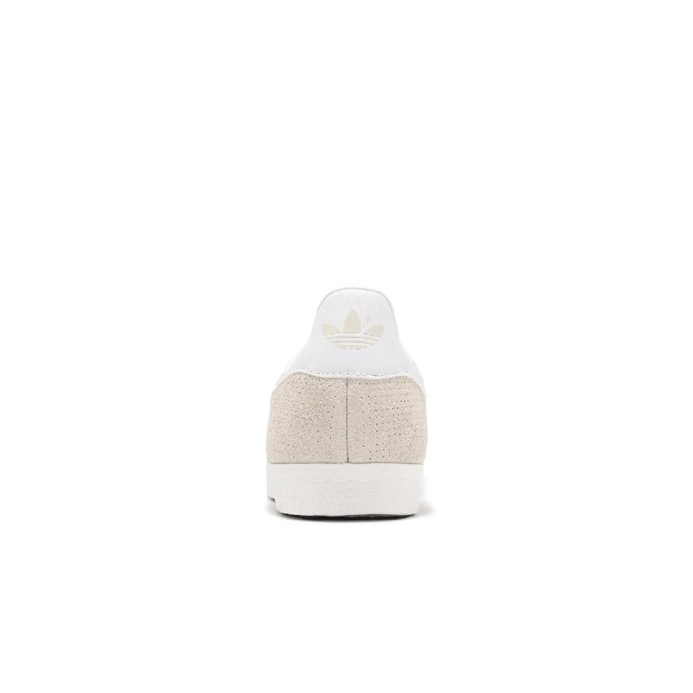 adidas 愛迪達   休閒鞋 Gazelle 男鞋 女鞋 米白 麂皮 三條紋 情侶鞋 IF3817