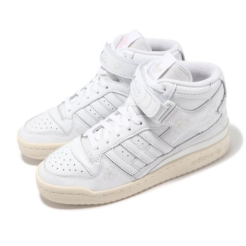 ADIDAS 愛迪達 休閒鞋 Forum Mid HNM 男鞋 女鞋 白 皮革 奶油底 櫻花 復古 IG9646