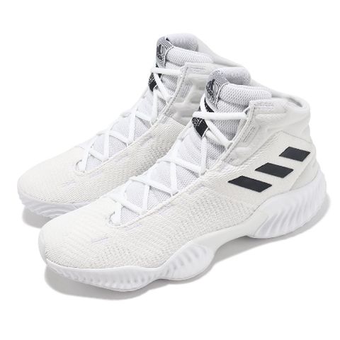 adidas 愛迪達 籃球鞋 Pro Bounce 2018 男鞋 白 黑 緩震 運動鞋 FW5745