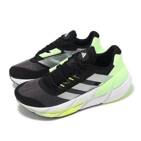 adidas 愛迪達 慢跑鞋 Adistar CS 2 M 男鞋 黑 綠 厚底 運動鞋 ID0367