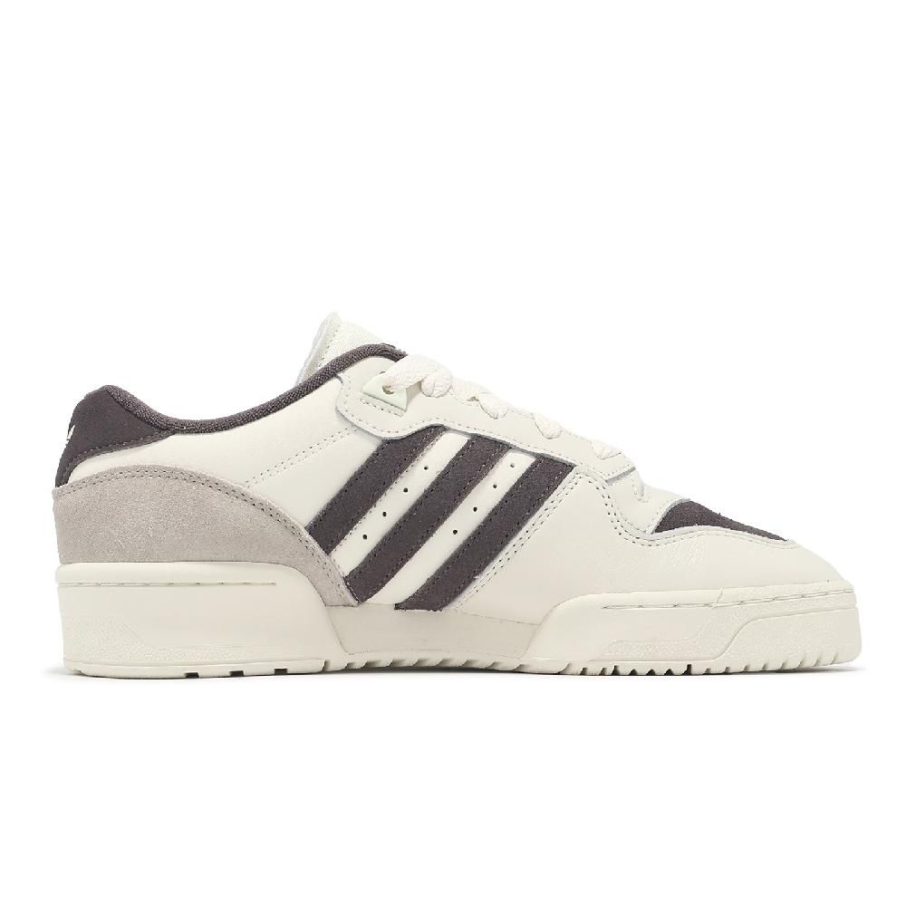 adidas 愛迪達   休閒鞋 Rivalry Low 男鞋 米白 棕 低筒 皮革 麂皮 復古 ID5386