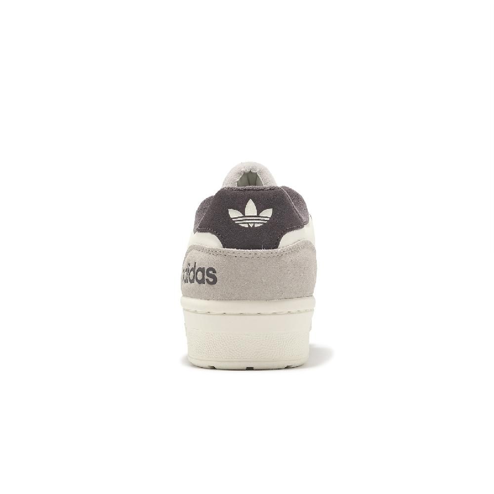 adidas 愛迪達   休閒鞋 Rivalry Low 男鞋 米白 棕 低筒 皮革 麂皮 復古 ID5386