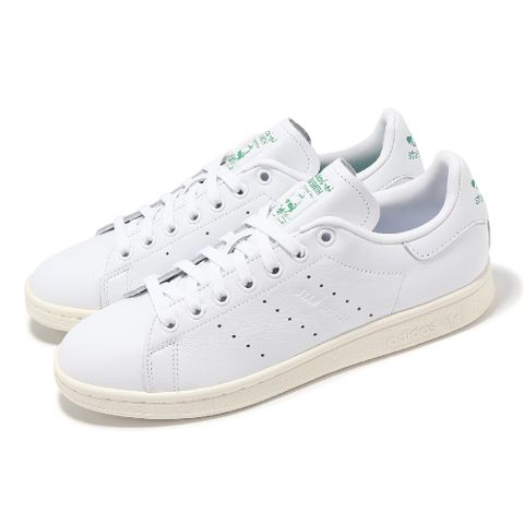 adidas 愛迪達 休閒鞋 Stan Smith 男鞋 女鞋 白 綠 史密斯 皮革 奶油底 三葉草 ID5134