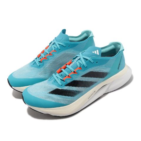 adidas 愛迪達 慢跑鞋 Adizero Boston 12 M 男鞋 藍 白 中長跑 馬牌輪胎底 運動鞋 H03612