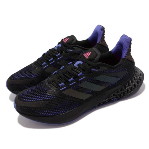 adidas 愛迪達 慢跑鞋 4DFWD Pulse 黑 紫 3D中底 反光 男鞋 女鞋 運動鞋 Q46452
