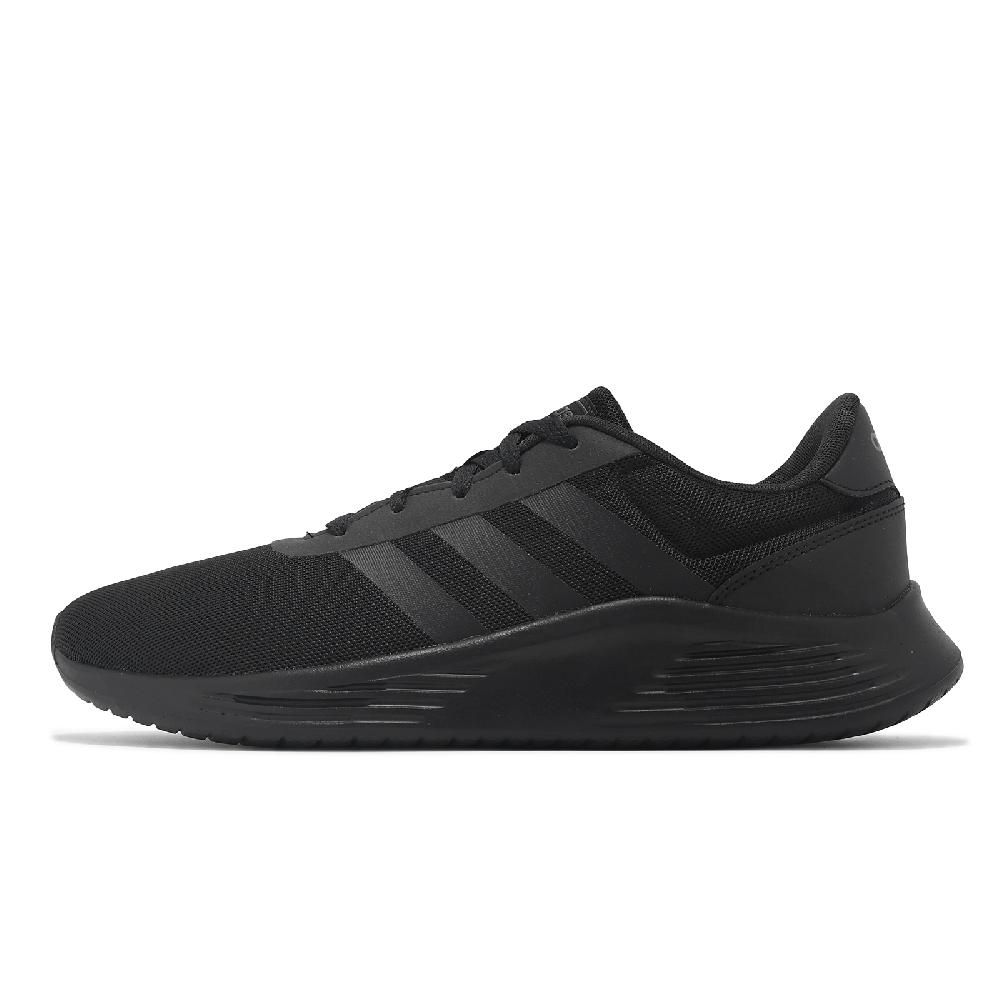 ADIDAS 愛迪達   慢跑鞋 Lite Racer 2.0 男鞋 女鞋 黑 緩衝 透氣 訓練 運動鞋 EG3284