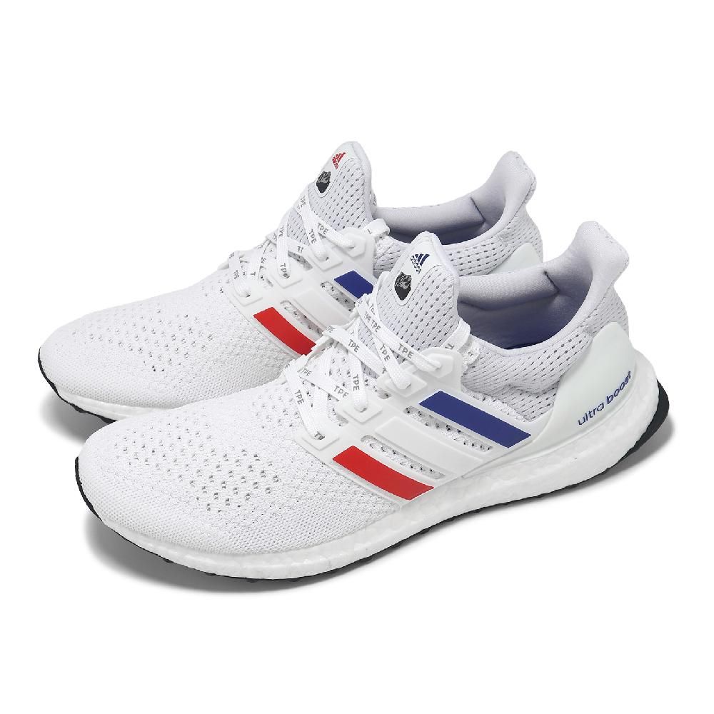 ADIDAS 愛迪達   慢跑鞋 Ultraboost 1.0 Taipei 男鞋 女鞋 白 藍 紅 台北城市 運動鞋 JS0307