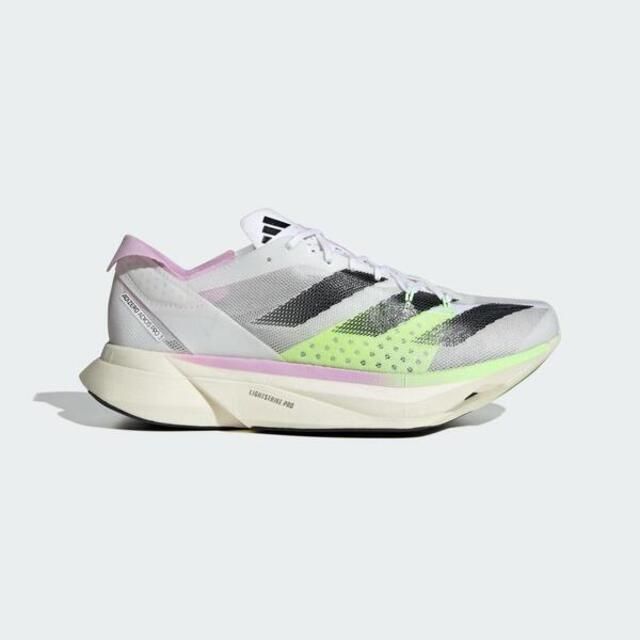 ADIDAS 愛迪達  Adizero Adios Pro 3 M IG6444 男 慢跑鞋 路跑 馬拉松 避震 輕量 白綠粉