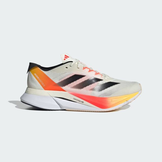 ADIDAS 愛迪達  Adizero Boston 12 M IG3320 男 慢跑鞋 運動 路跑 中長距離 馬牌底 灰白橘