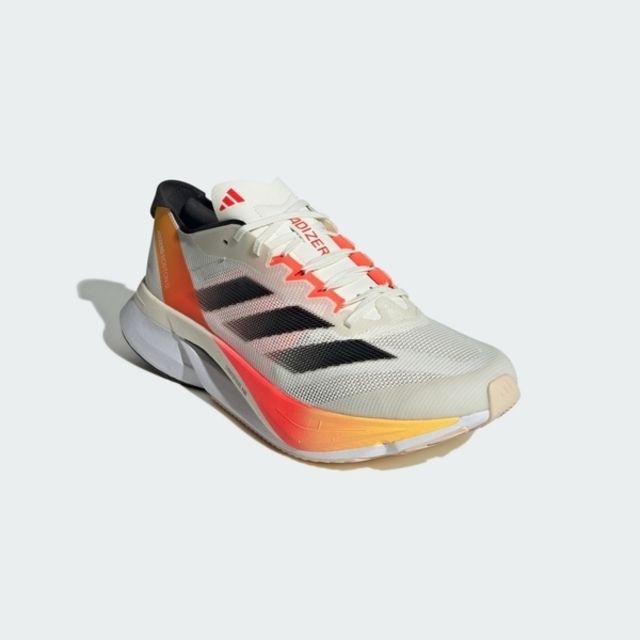 ADIDAS 愛迪達  Adizero Boston 12 M IG3320 男 慢跑鞋 運動 路跑 中長距離 馬牌底 灰白橘