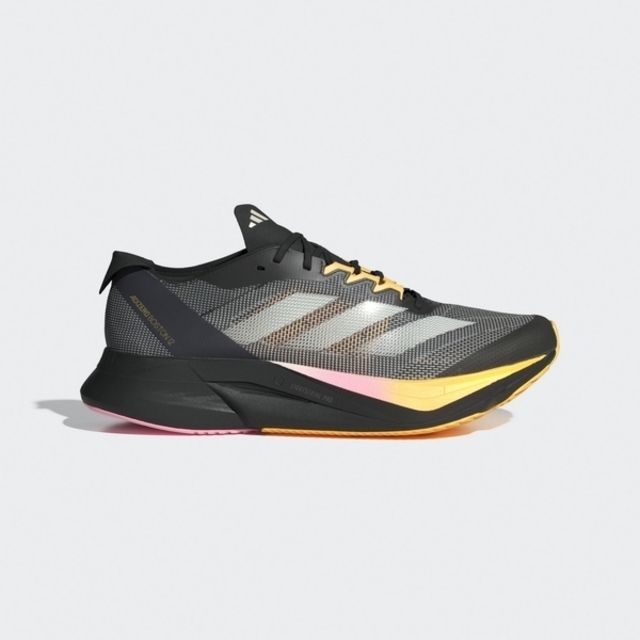 ADIDAS 愛迪達  Adizero Boston 12 M IF9212 男 慢跑鞋 運動 競速 跑鞋 避震 輕量 黑黃