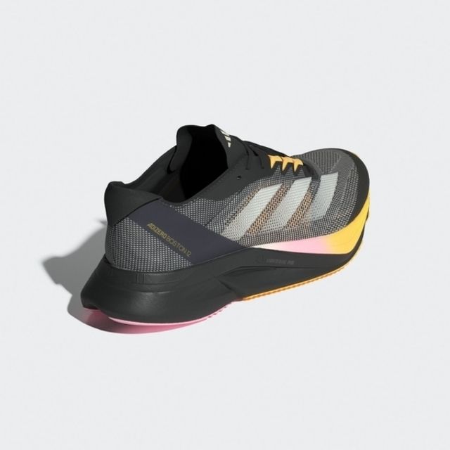 ADIDAS 愛迪達  Adizero Boston 12 M IF9212 男 慢跑鞋 運動 競速 跑鞋 避震 輕量 黑黃