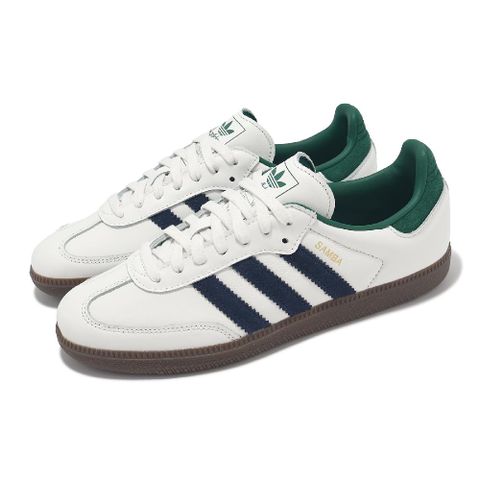 adidas 愛迪達 德訓鞋 Samba OG 男鞋 女鞋 白 綠 藍 休閒鞋 復古 焦糖底 愛迪達 IH4882