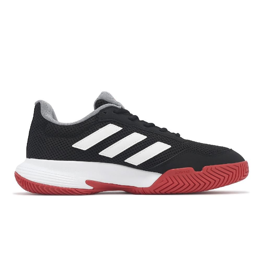 ADIDAS 愛迪達   網球鞋 Game Spec 2 男鞋 黑 紅 緩衝 抓地 運動鞋 ID2471