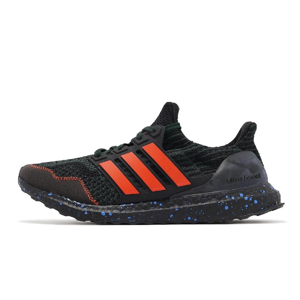 ADIDAS 愛迪達   慢跑鞋 Ultraboost 5.0 DNA 男鞋 黑 橘藍 Boost 緩衝 襪套 運動鞋 GV8733