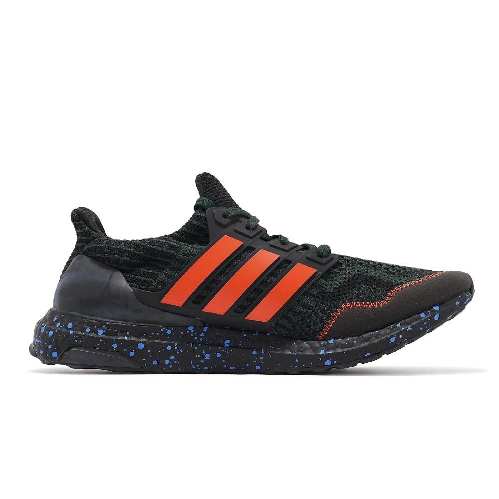 ADIDAS 愛迪達   慢跑鞋 Ultraboost 5.0 DNA 男鞋 黑 橘藍 Boost 緩衝 襪套 運動鞋 GV8733