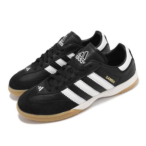 adidas 愛迪達 休閒鞋 Samba MN 男鞋 女鞋 黑 白 膠底 復古 德訓鞋 情侶鞋 IF1952