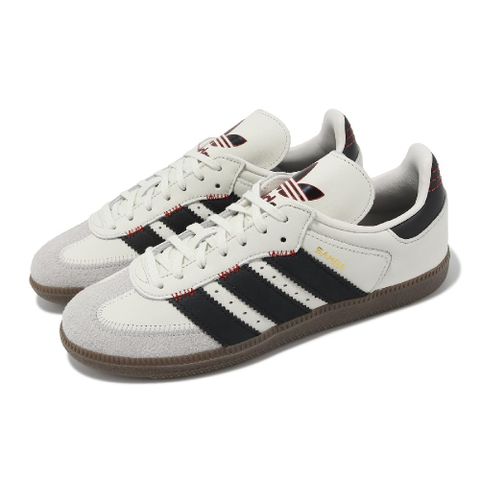 ADIDAS 愛迪達 休閒鞋 Samba OG 男鞋 女鞋 白 黑 麂皮 皮革 德訓鞋 情侶鞋 IF1810