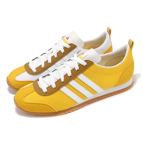 ADIDAS 愛迪達 休閒鞋 VS JOG 2.0 男鞋 女鞋 芥末黃 白 膠底 復古 情侶鞋 JP5760