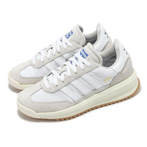 adidas 愛迪達 休閒鞋 SL 72 RTN 男鞋 女鞋 白 灰 麂皮 拼接 復古 情侶鞋 ID1031