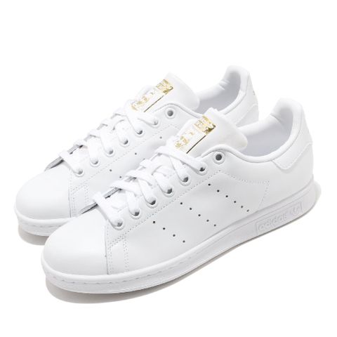 ADIDAS 愛迪達 休閒鞋 Stan Smith 男鞋 女鞋 白 金 復古 三葉草 史密斯 老人頭 情侶鞋  F36575