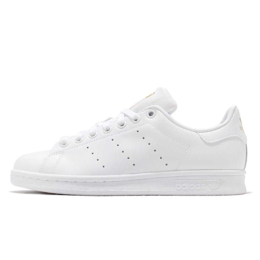 ADIDAS 愛迪達   休閒鞋 Stan Smith 男鞋 女鞋 白 金 復古 三葉草 史密斯 老人頭 情侶鞋  F36575