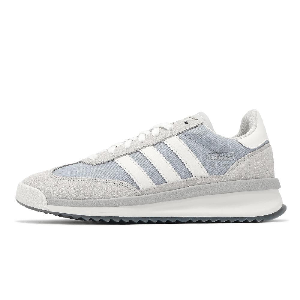 adidas 愛迪達 休閒鞋 SL 72 RTN 男鞋 女鞋 灰白 麂皮 拼接 復古 情侶鞋 JI2505