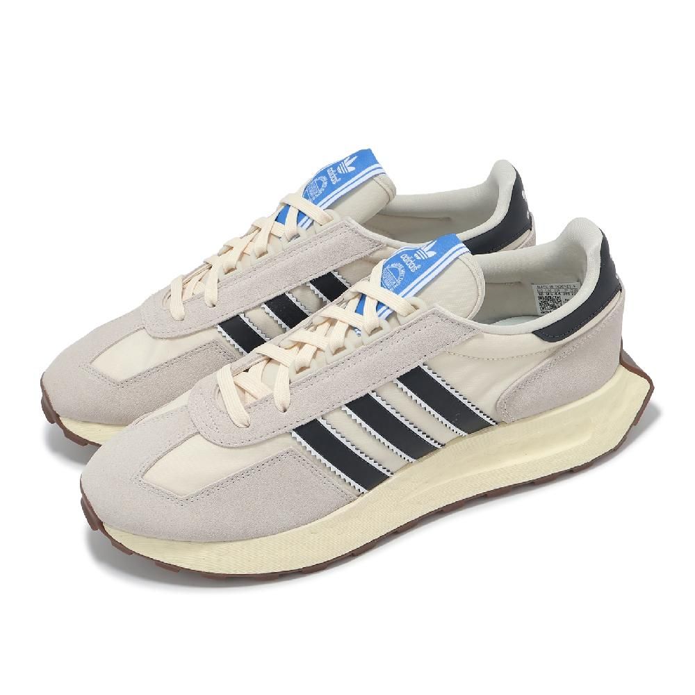 ADIDAS 愛迪達 adidas 愛迪達 休閒鞋 Retropy E5 男鞋 米灰 黑 復古 麂皮 BOOST 緩衝 拼接 IE8105