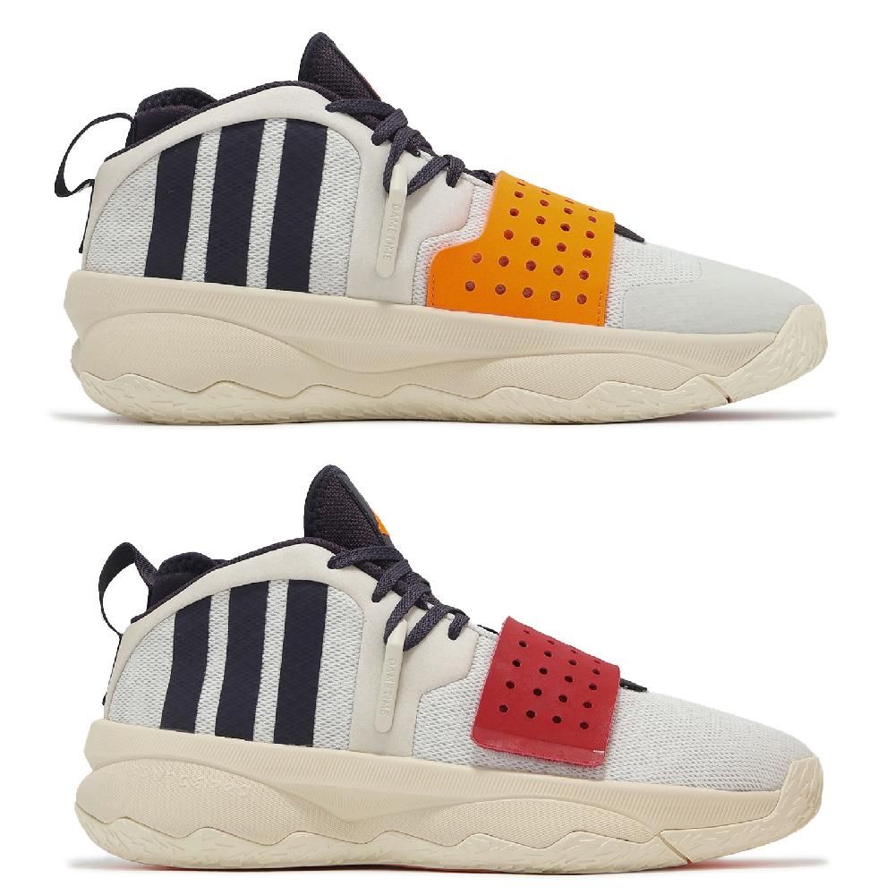 adidas 愛迪達 adidas 愛迪達 籃球鞋 DAME 8 EXTPLY 男鞋 米白 黑 紅 Lillard 里拉德 IF1507