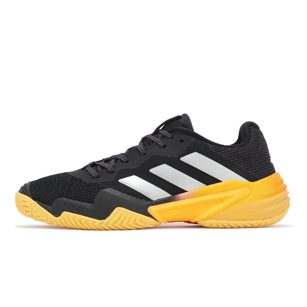 ADIDAS 愛迪達 adidas 愛迪達 網球鞋 Barricade 13 M 男鞋 黑 橘黃 支撐 抗扭轉 運動鞋 IF0467